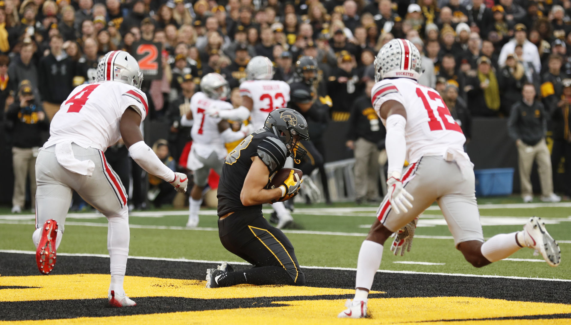 Nov. 4 - Iowa 55, No. 6 Ohio State 24